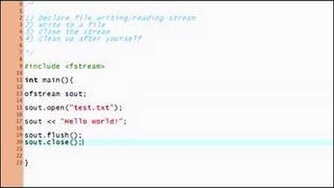 C++ Tutorial #12, File Input/Output (1)