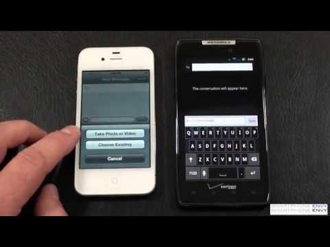 Video: Skirtumas Tarp „iPhone 4S“ir „Motorola Droid Bionic“