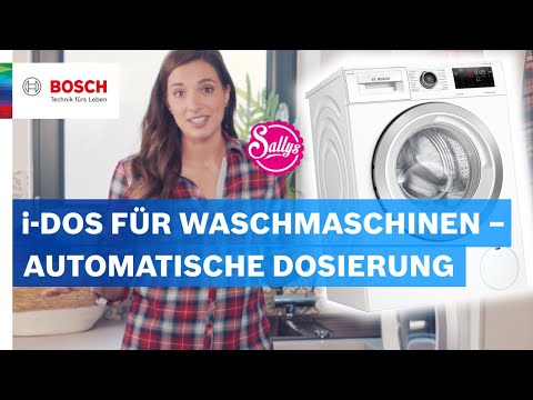 i-Dos für Waschmaschinen dosiert Waschmittel effizient und automatisch | Bosch Neuheiten mit Sally