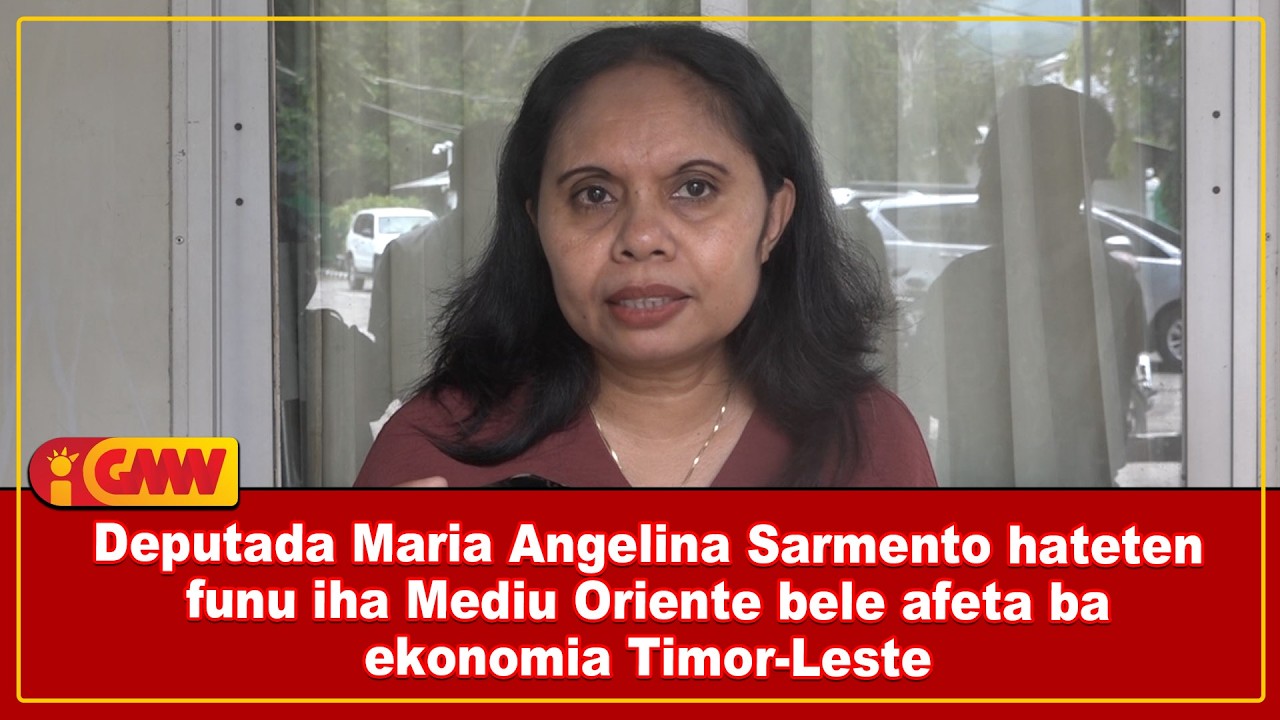 Депутат парламента Мария Ангелина Сарменто заявила, что война на Ближнем Востоке может негативно ...