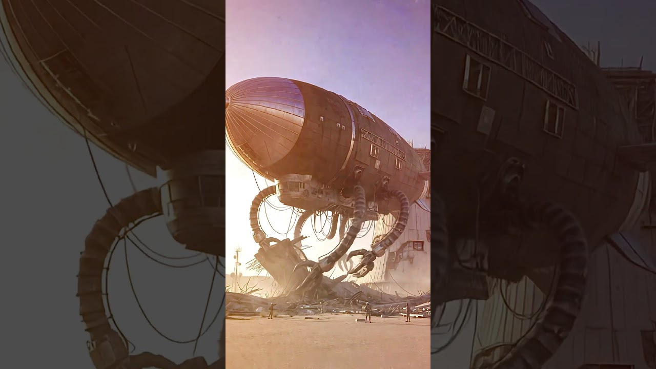 Дирижабль с лапами / Airship with claws