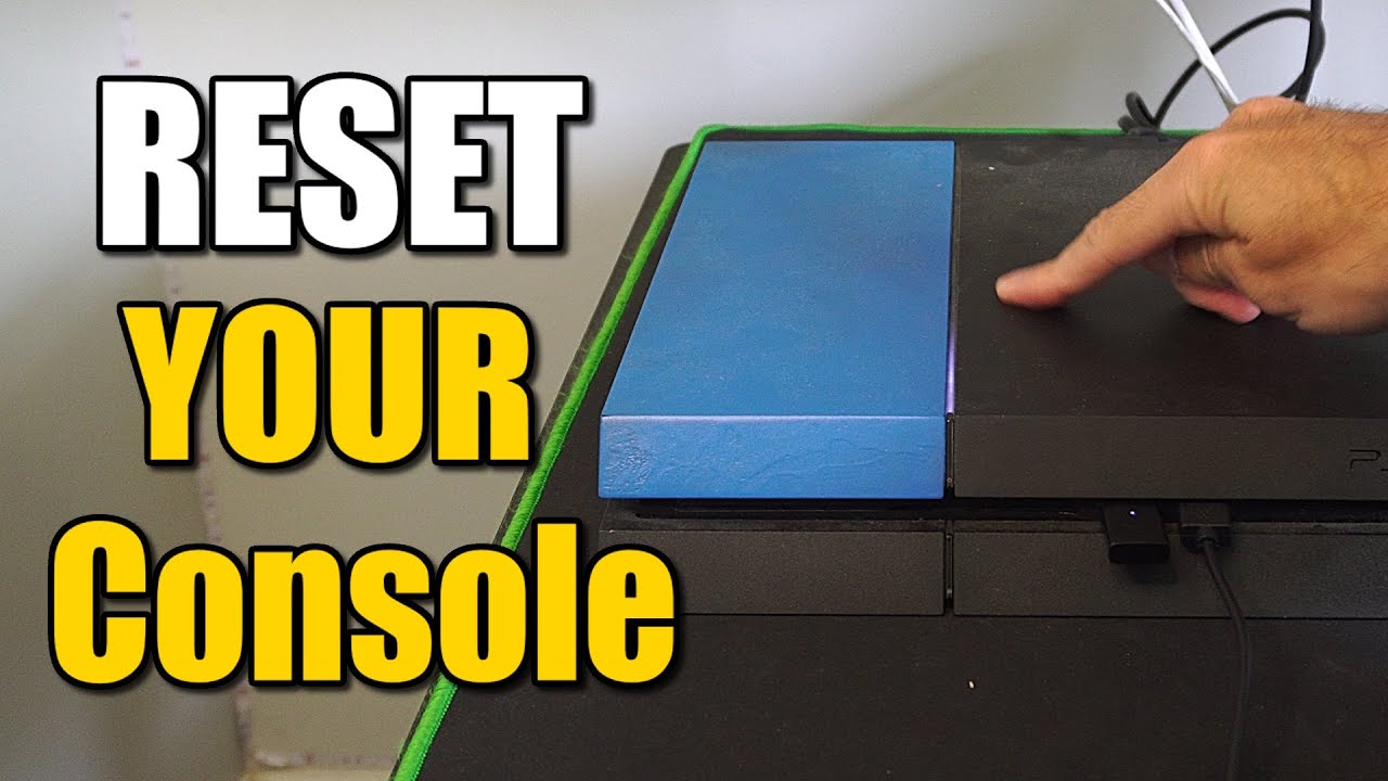 How to Factory Reset your PS4 Console Before Selling it or Trading