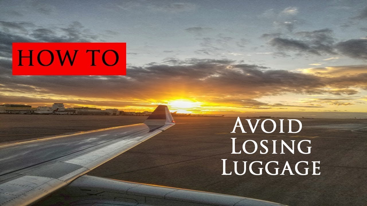 Travel Tips #3 - Losing Luggage on International flights
