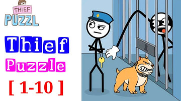 Thief Puzzle 1-10 All Level Solution Walkthrough Or Solution