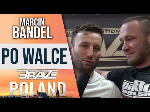 Marcin Bandel po wygranej na Brave 54: "Jaram się tym, że przewróciłem wicemistrza Rosji w zapasach"