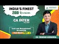 Cost Sheet part 2 | COST ZIDD Revision | CA Inter May 2026 | CA Sharad Agrawal
