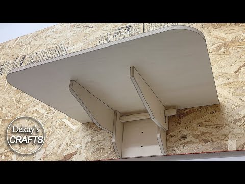 Video: Transformatorrek: Soorten Wandrektafels, Wandgemonteerde Opklapbare Tafelplank In Het Interieur