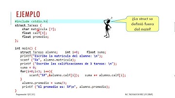 (Prog 1 - 6)  Structs en C