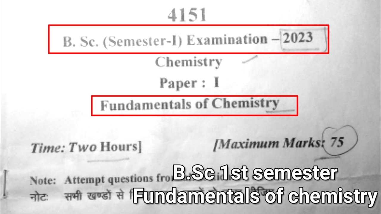 chemistry assignment pdf b.sc 1st year