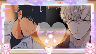 manhwa react  to // love jinx react  // bl manhwah // just nobody