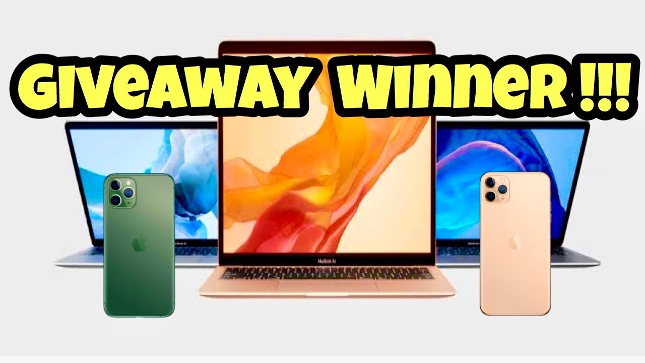 APPLE GIVEAWAY WINNER !! YouTube