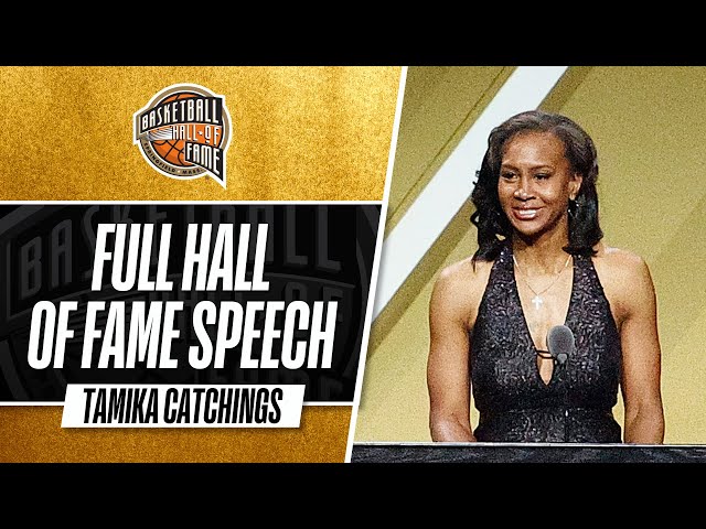 Tamika Catchings Full #20HoopsClass Hall Of Fame Speech - YouTube