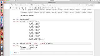 Workout - Hierarchical indexing