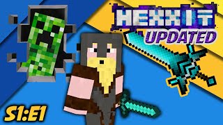 THINGS START OUT CRAZY! | Minecraft Hexxit Updated (S1:E1) (Minecraft Mod Series) screenshot 2