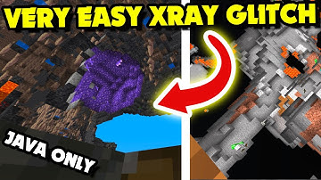 VERY EASY Xray Glitch | Minecraft 1.18-1.20 Java | Slabs & Piston Xray Glitch (Minecraft Tutorial)