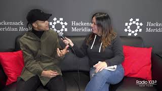 Nicholas Ashe talks with Mina SayWhat in the HMH Stage 17 Artist Lounge Wealth