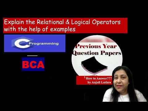 Previous Year Questions for C Programming Language   BCA Exam Semester   1, #btech #bca #cs #c #ipu