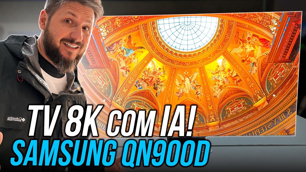 FAZ TODA DIFERENÇA! TV 8K da Samsung traz IA de ponta | Neo QLED QN900D