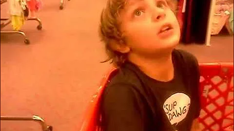 My Autistic brother Nicolas singing in Target