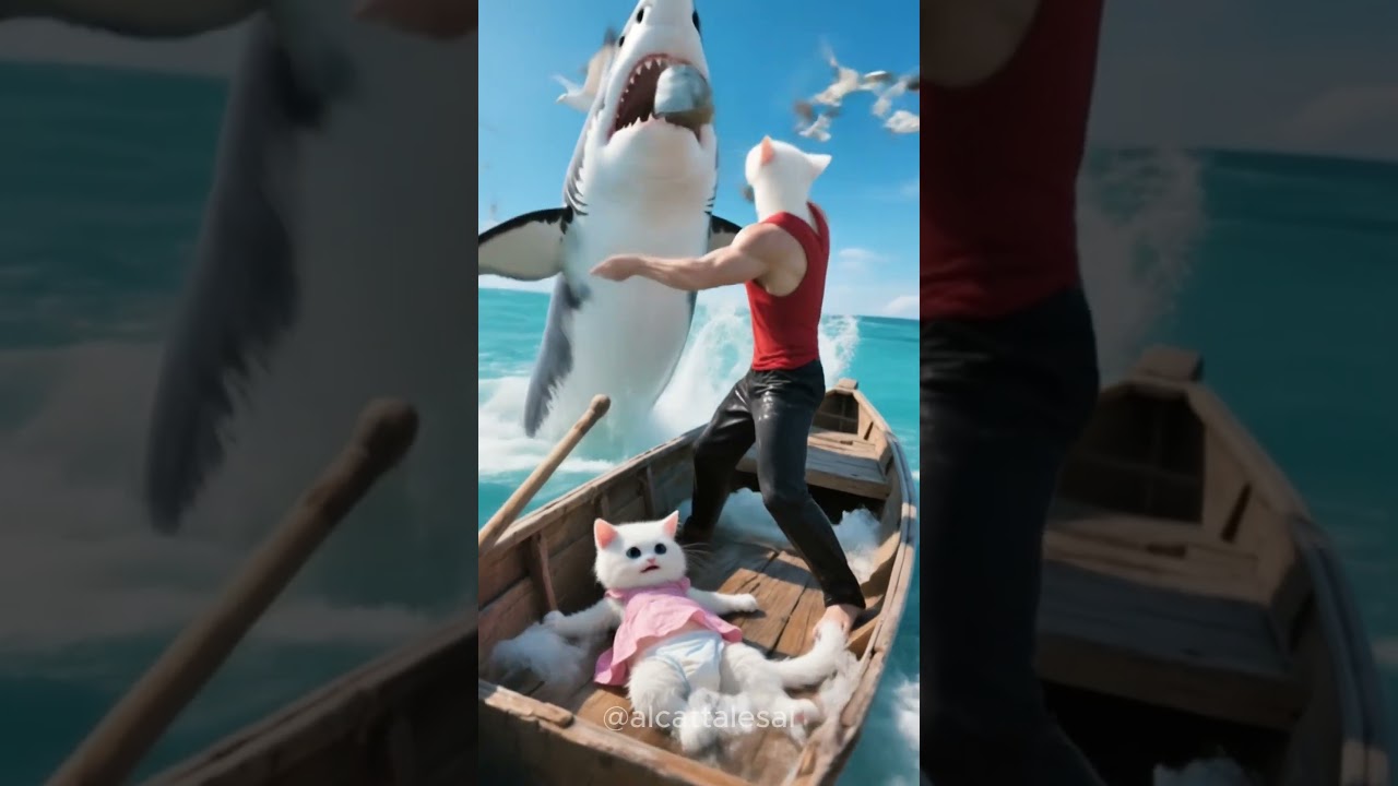 A hungry shark ruined our ocean trip. Watch until the end! 