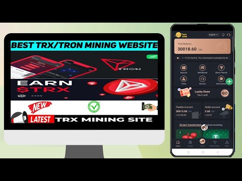   TRX Site TRON ROOM TRX ইনক ম Daily Profit New Trx Tron Mining Site