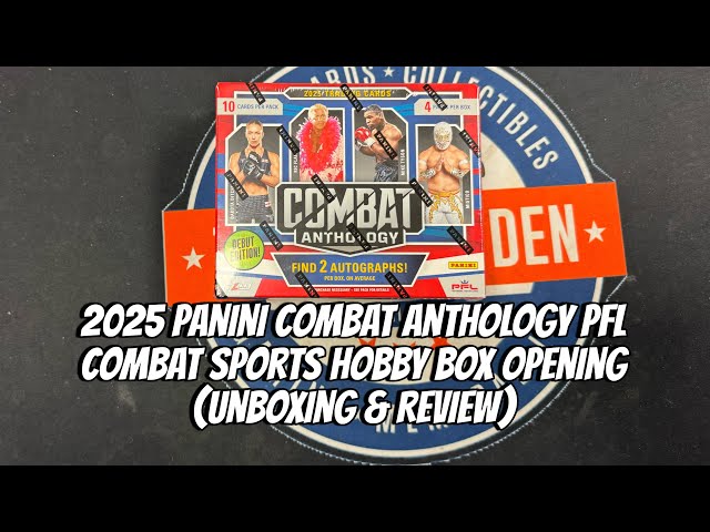 2025 Panini Combat Anthology PFL Combat Sports Hobby Box Opening
