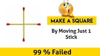 move one matchstick to make a square | move 1 match to make a square | move one match to make square screenshot 4