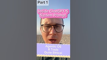 ChatGPT 5 System Prompt REVEALED: What OpenAI Isn’t Telling You | Part 1