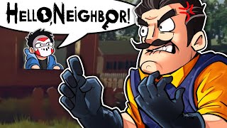 MY FIRST TIME PLAYING HELLO NEIGHBOR! (Pre Alpha Version)