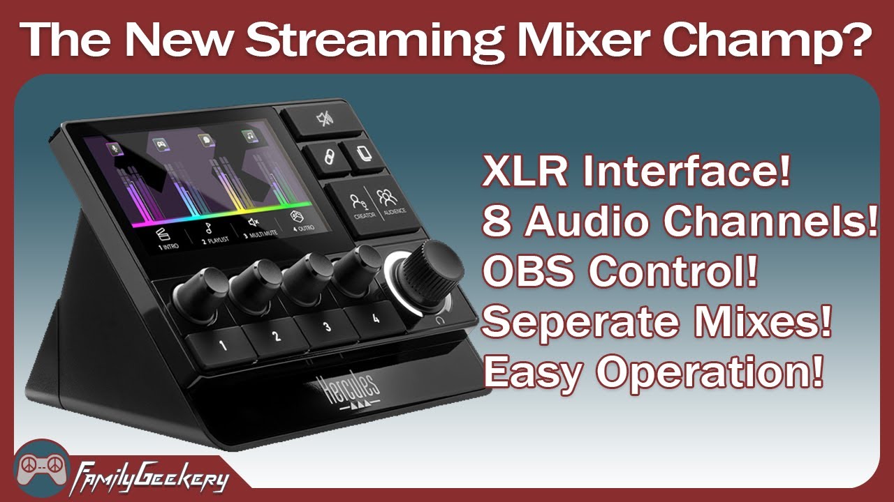 Is the Hercules STREAM 200 XLR the BEST Streaming Mixer Now? YouTube