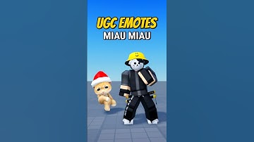 NEW VIRAL MONTAGEM MIAU (UGC EMOTES) - ROBLOX #roblox #catalogavatarcreator