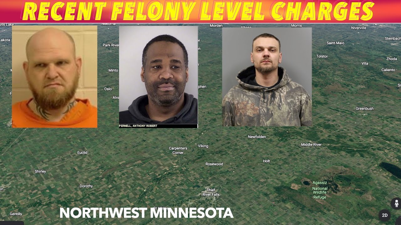 Recent Felony Level Charges In Northwest Minnesota