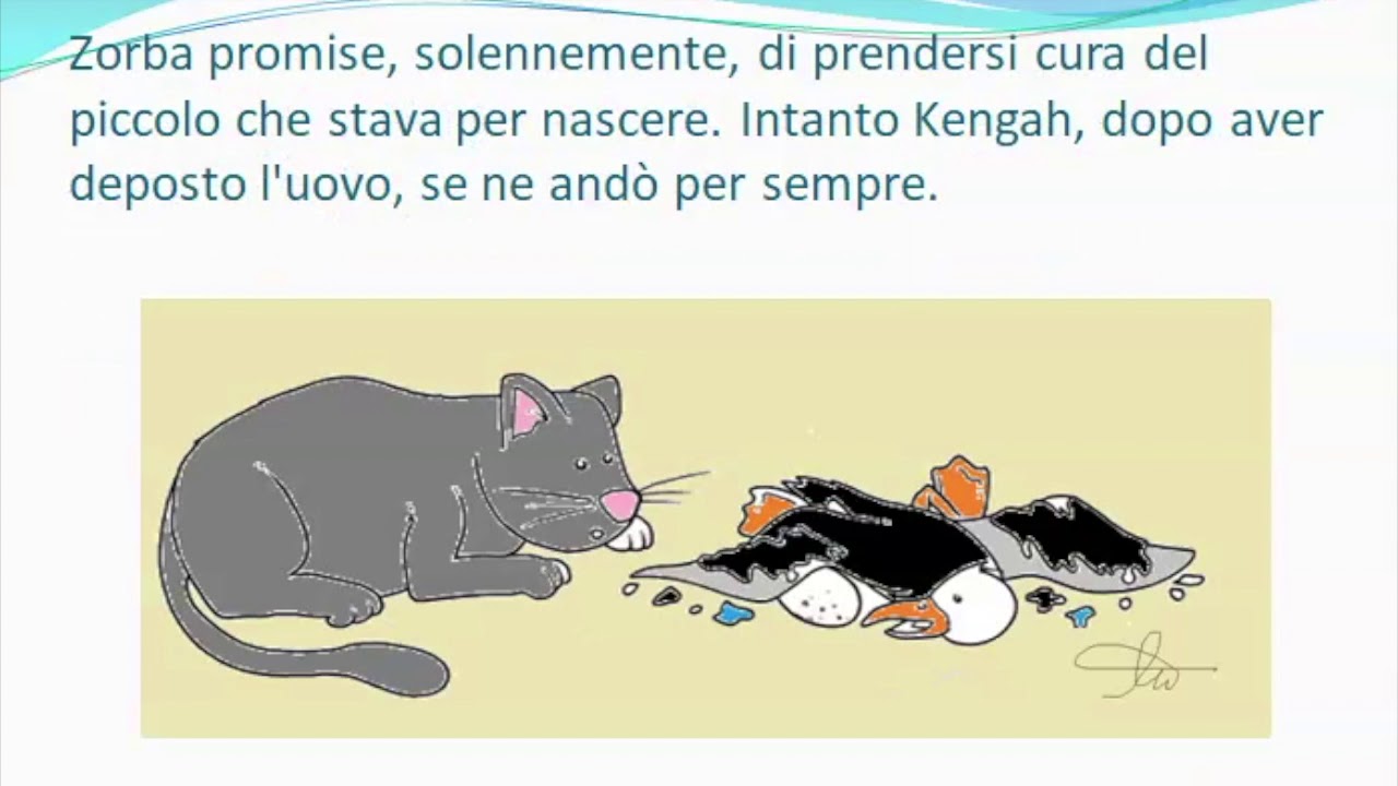 Scheda Libro La Gabbianella E Il Gatto