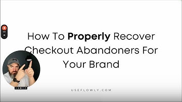 How to recover abandoned checkouts using Klaviyo in 2025 (Klaviyo Email Marketing Tutorial)