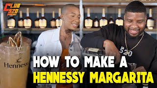 Jeff Teague tries the Hennessy Margarita: 