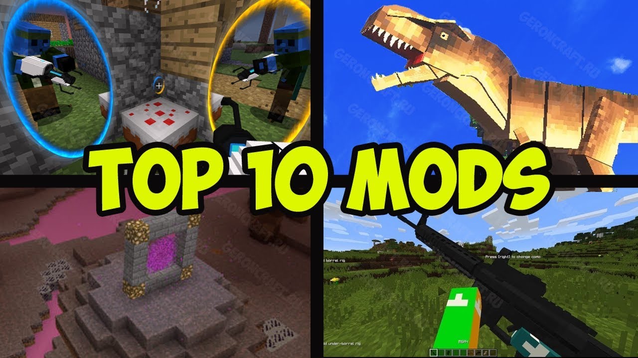 Top 10 Minecraft Mods 1 13 2 Best Mods 1 13 2 Youtube