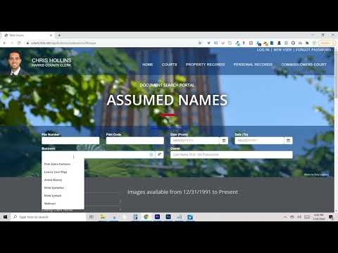 Assumed Name Search + Where to Apply for Business Name