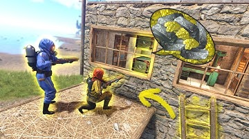 RUST Успешный рейд через ОКНО двустволкой! ЛЮК ВЕРНУЛСЯ! | B16 | Серия 273 | РАСТ РЕЙД