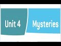 حل كتاب الطالب انجليزي lift off - Mysteries الوحدة الرابعة كاملة ثاني متوسط ف1