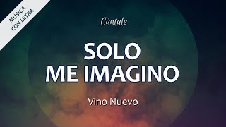 Video thumbnail of "C0308 SOLO ME IMAGINO - Vino Nuevo (Letra)"