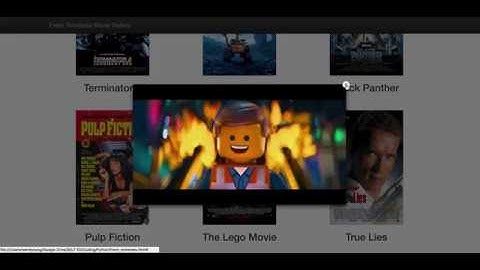Creating a movie website using Python