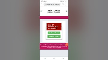UGC net result 2021 release UGC net result kaise dekhe