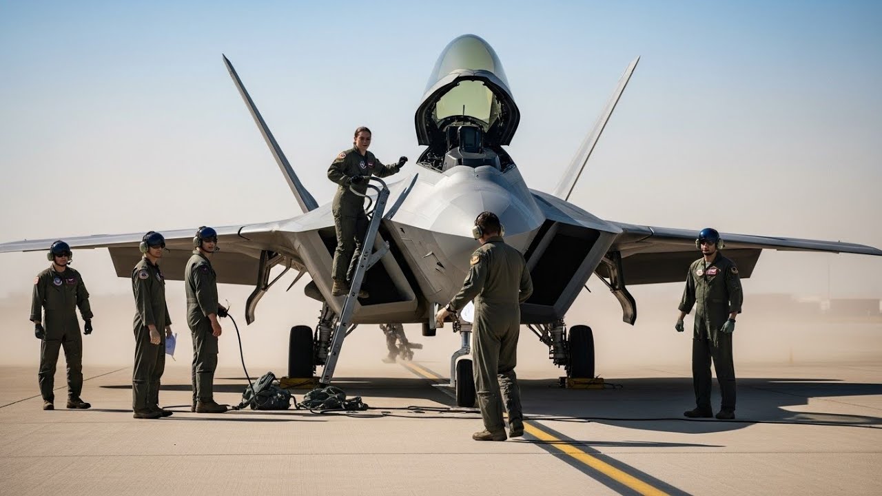 Они никогда не знали, что она ас, пока чрезвычайная ситуация не вызвала её в кабину F-22