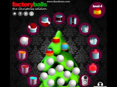 Factory Balls: Christmas Edition Walkthrough (levels 1-4)