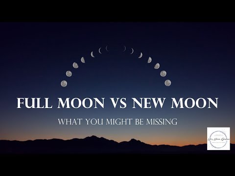 Video: Vad är den största skillnaden mellan en nymåne och en fullmåne?