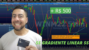 R$ 500 EM 1h30? DAY TRADE GRADIENTE LINEAR É OUTRO NÍVEL! APROVEITAMENTO DE 8 EM CADA 10 OPERAÇÕES!