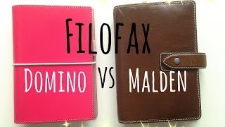 Filofax Malden vs Domino Personal Sized Comparison [HD] screenshot 2