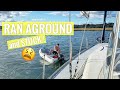 Sailing Noobs GET STUCK -  Grounded in the ICW  - S1E11