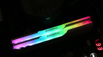 艾格AITC KINGSMAN VERTEX RGB DDR5-7200 32GB kit記憶體-視覺燈效展示