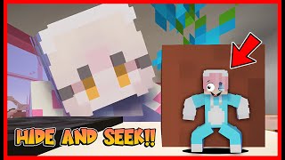 HIDE AND SEEK !! TAPI ATUN MEMAKAI CHEAT JADI KECIL !! Feat @sapipurba  Minecraft